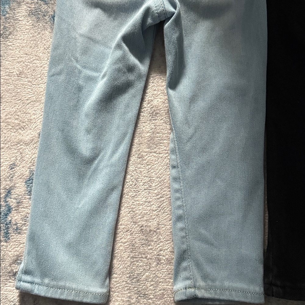 Set of Two Cat & Jack Kids Jeans Jeggings- Light Blue and Black - Picture 5 of 11